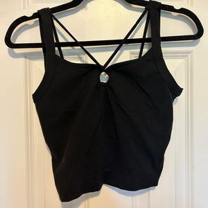 Athleta Cropped Strappy tank
